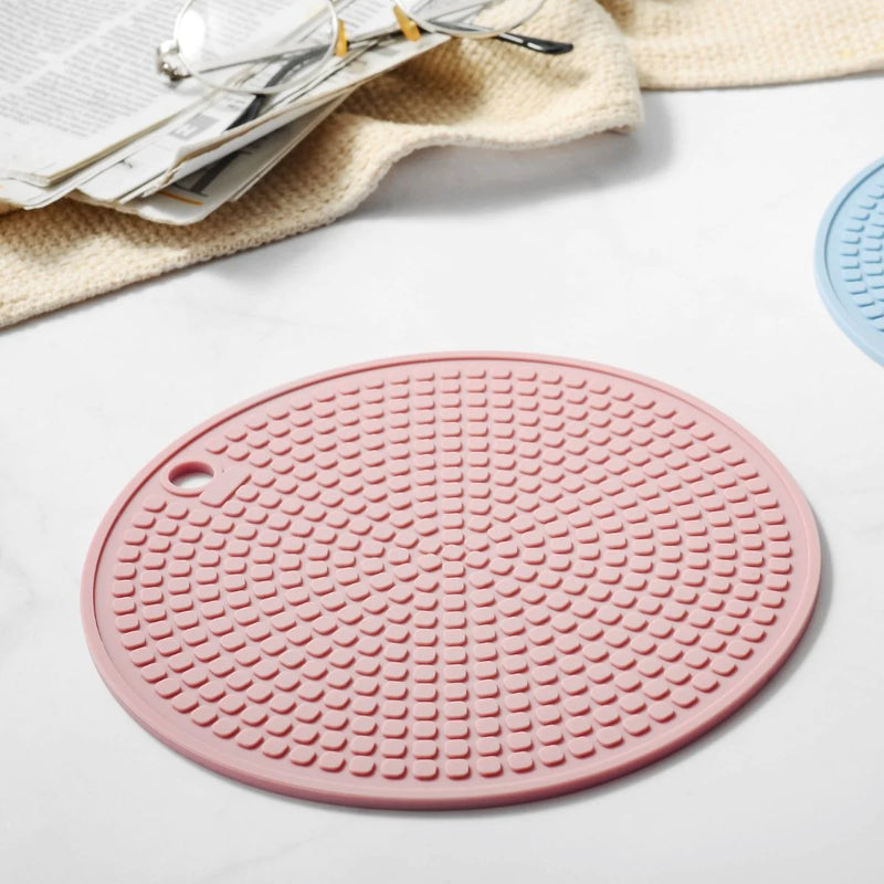 Vague Silicone Round Non-Skid Insulated Mat 17.7 cm