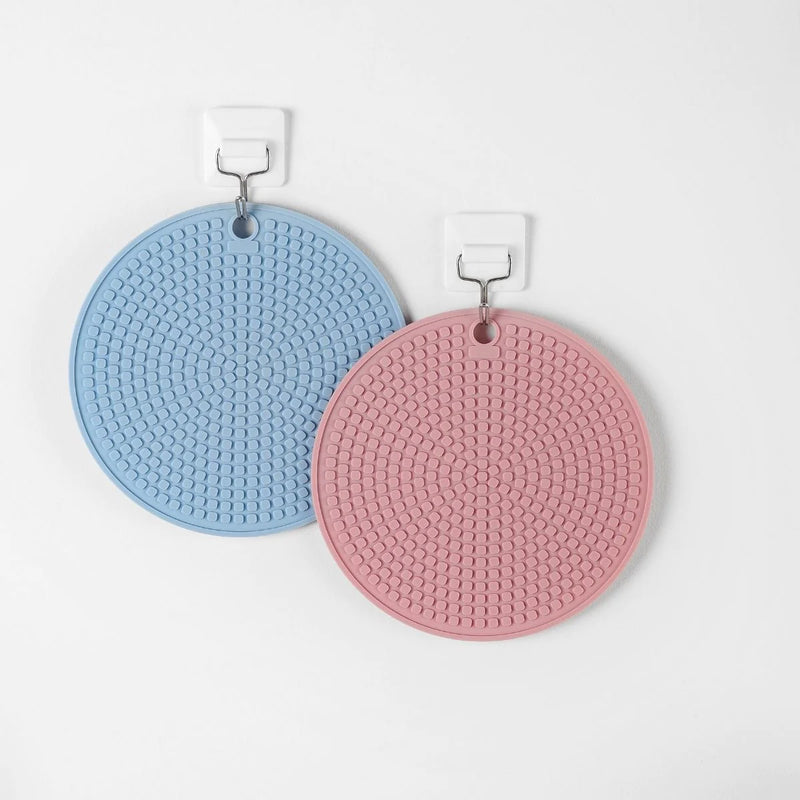 Vague Silicone Round Non-Skid Insulated Mat 17.7 cm