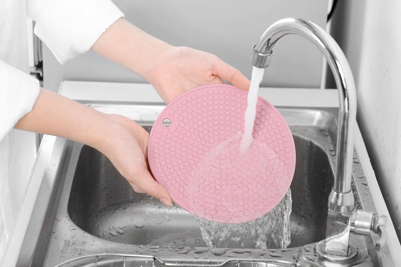 Vague Silicone Round Non-Skid Insulated Mat 17.7 cm