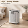 Rolling Laundry & Storage Basket | Lid | Pull Handle | Multi-Directional Wheels