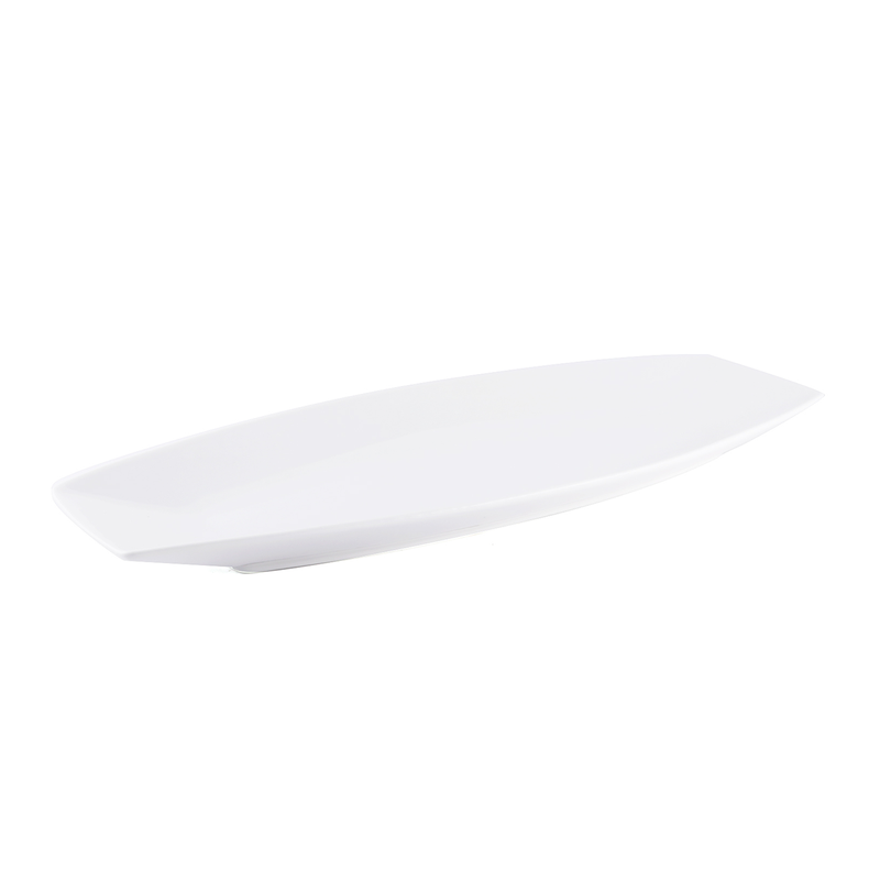 Porceletta Ivory Porcelain Boat Rectangular Plate