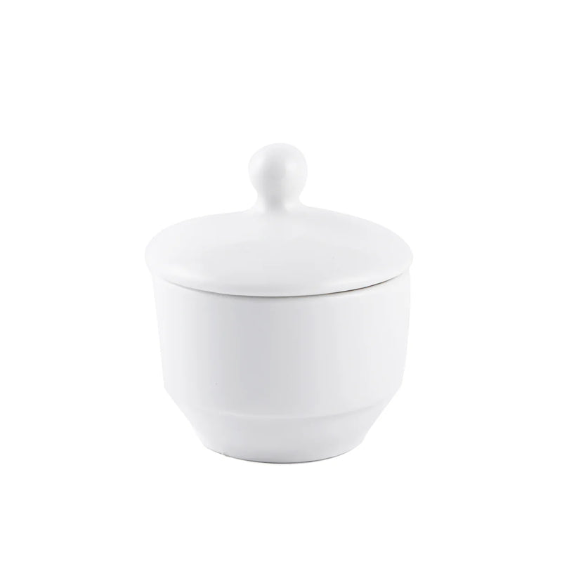 جرة بورسلان عاجي مع غطاء من Porceletta 