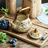 Enamel-Coated Ceramic Tea Pot Set | 3Pcs