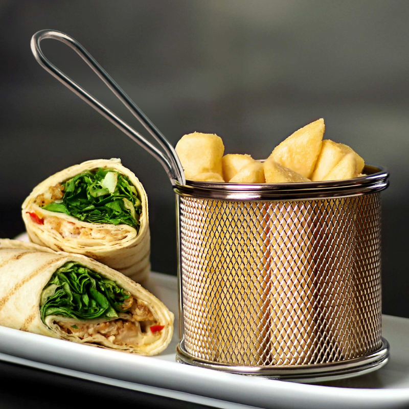 Stainless Steel Round Fry Basket