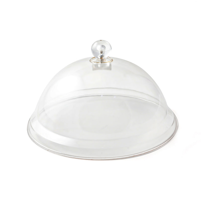 Transparent Plastic Dome Cover with Handle 26 cm