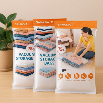 Vacuum Storage Bag, 2 Pieces