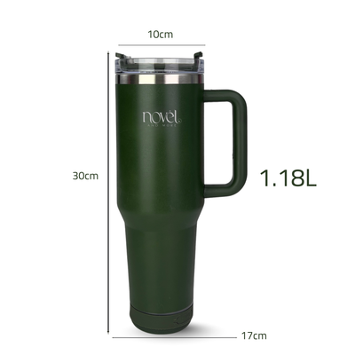 Novel Smart Tumbler 1.18L with Bluetooth Speaker | Green