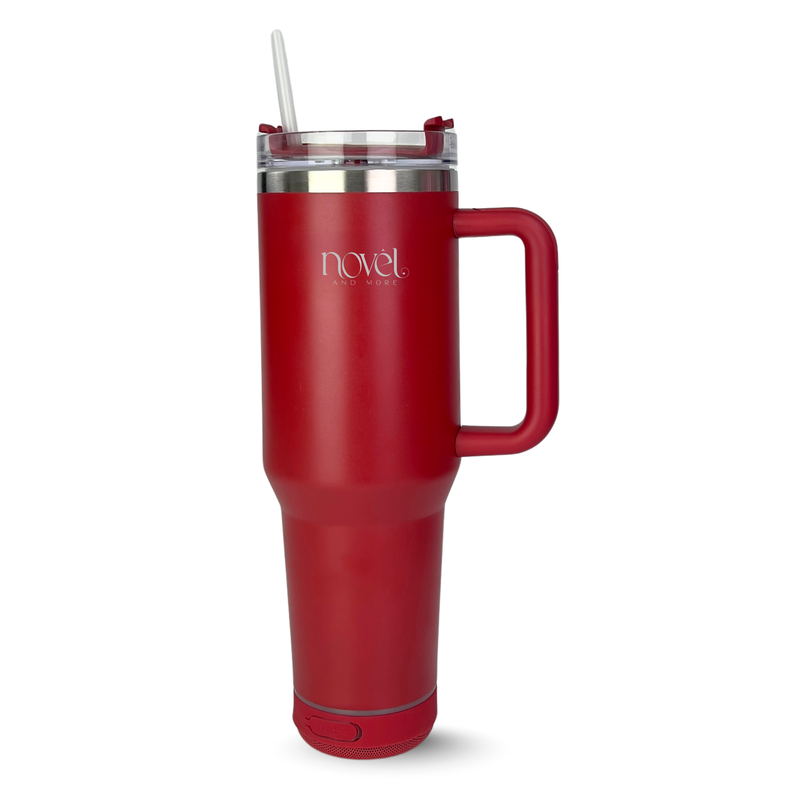 Novel Smart Tumbler 1.18L with Bluetooth Speaker | Red