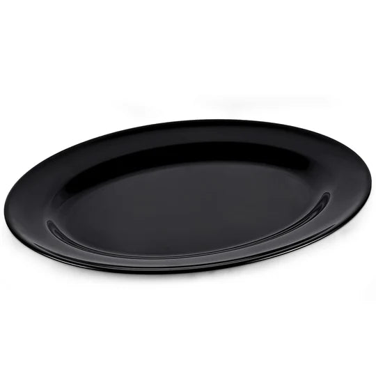 Vague Melamine Oval Plate