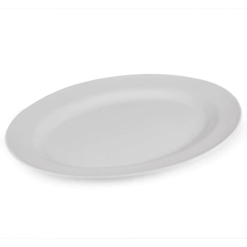 Vague Melamine Oval Plate