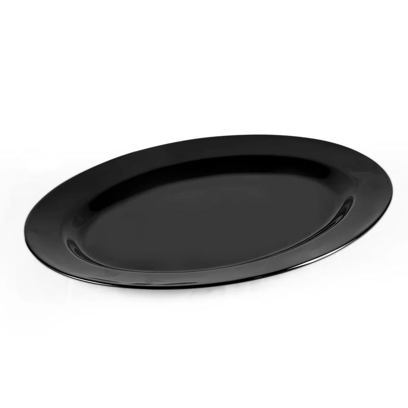 Vague Melamine Oval Plate