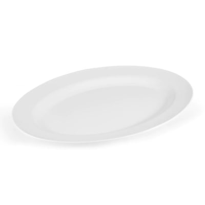 Vague Melamine Oval Plate