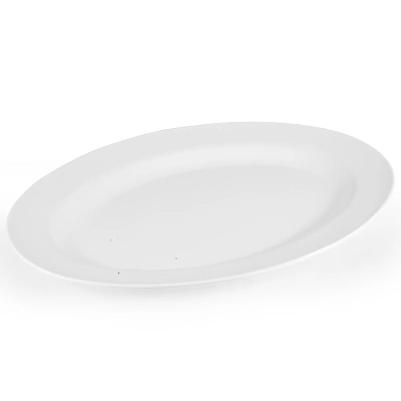 Vague Melamine Oval Plate