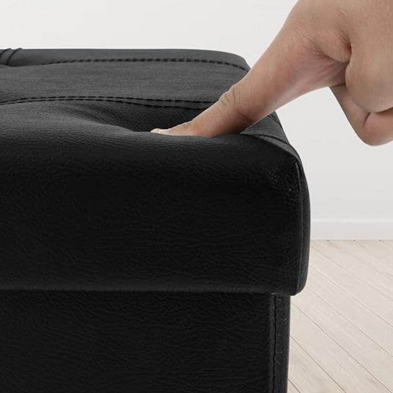 Foldable Leather Storage Box