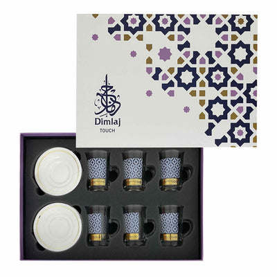 طقم شاي Ansam الزجاجي | 12 قطعة