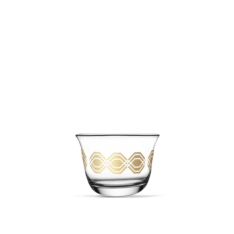 Diamond Glass Cawa Cup | 12 pieces