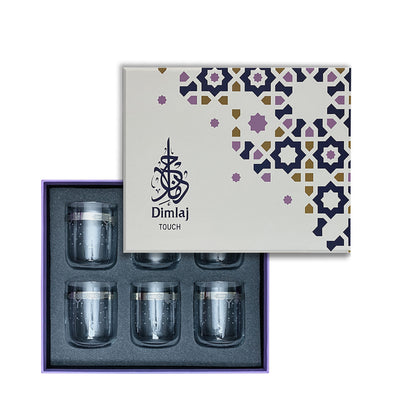 Collar Glass Tumbler Set | 6 pieces