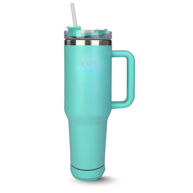 Novel Smart Tumbler 1.18L with Bluetooth Speaker | Turquoise