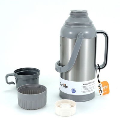 Thermos with cup