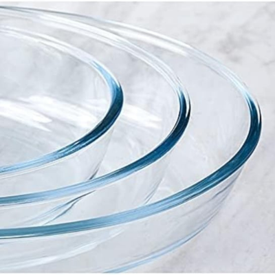 Pasabahce Oval Glass Baking Dish Set – 3 Pieces