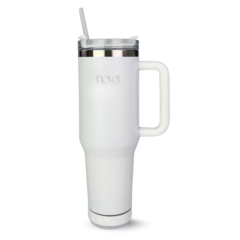 Novel Smart Tumbler 1.18L with Bluetooth Speaker | White