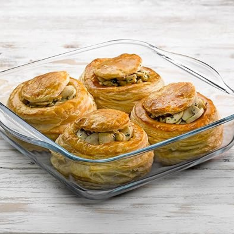 Pasabahce Square Glass Baking Dish Set – 2 Pieces