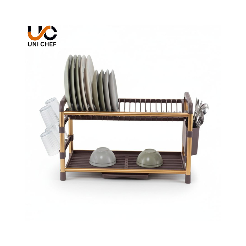 UNI CHEF Aluminium Dish Rack | 2Tier – Dukkan Khalil