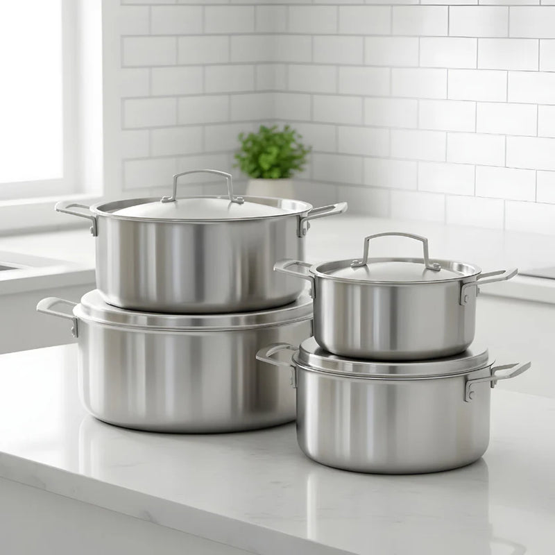 Royal Stainless Steel Cookware Set | 8 Pcs – Dukkan Khalil