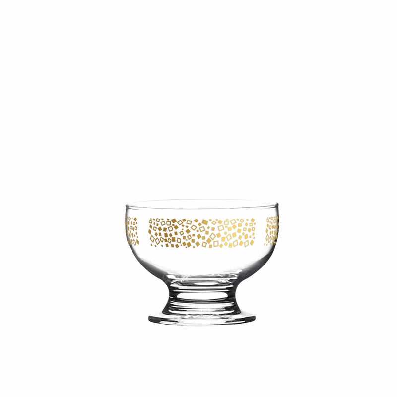 Dunes   Glass Ice Cream Bowl | 4 Pieces