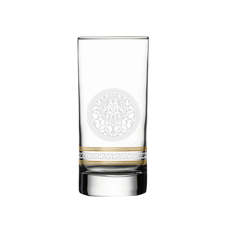 Crest Glass Tumbler Set | 6 pieces