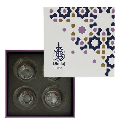 Crest Glass Tea & Cawa Set | 20 pieces