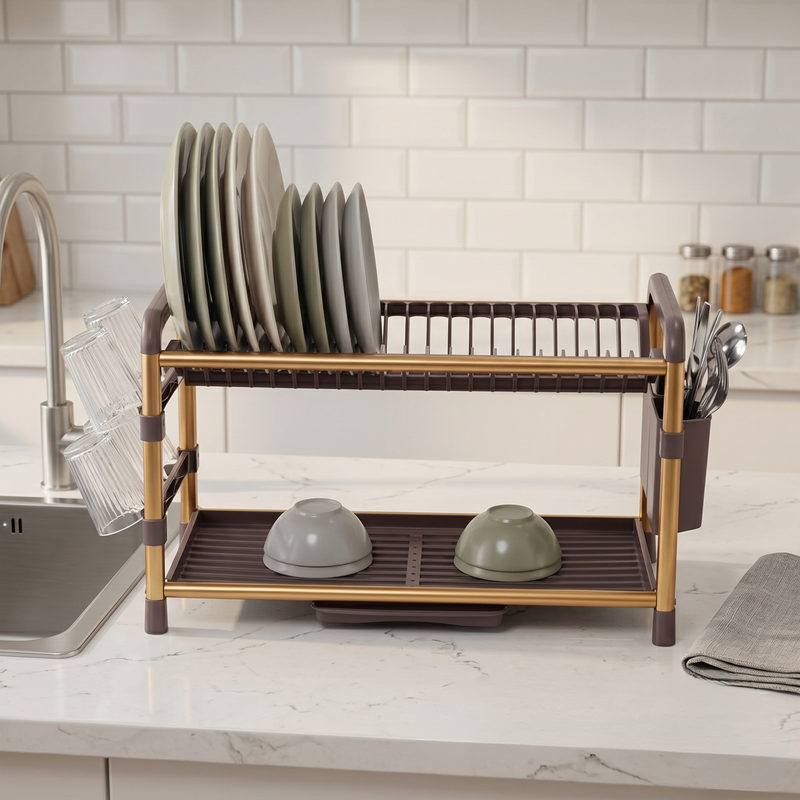 Chef Unit Racks UNI CHEF Aluminium Dish Rack | 2Tier – Dukkan Khalil