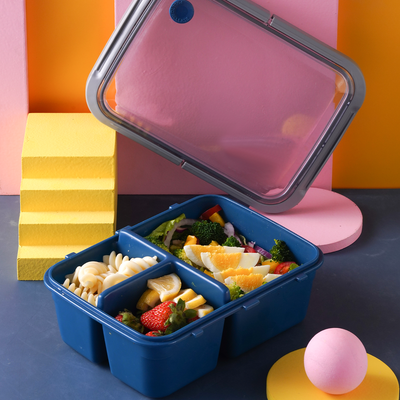 Vague Three Compartment Lunch Box