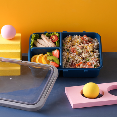 Vague Three Compartment Lunch Box