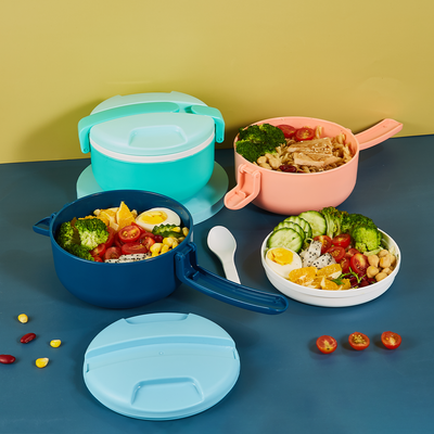 Vague Two Layer Round Lunch Box