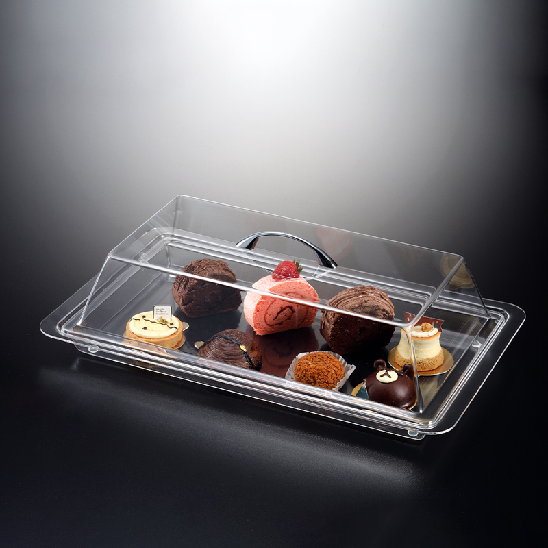 Vague Rectangular Acrylic Bread Box 