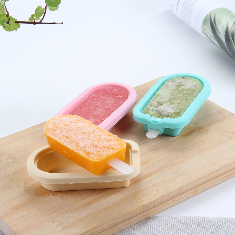 Vague 3 Piece Silicone Ice Cream Mould Set Popsicle