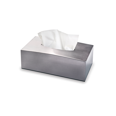 Vague Acrylic Tissue Box with Metallic Finish