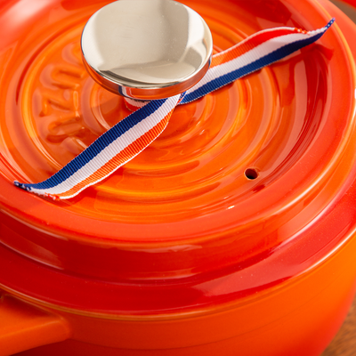 Che Brucia Direct Fire Orange Ceramic Cooking Casserole