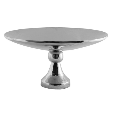 Vague Round Stainless Steel Cake Stand 