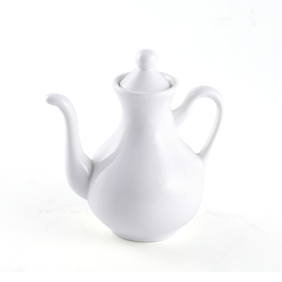 Porceletta Ivory Porcelain Oil Pot 4.25" 