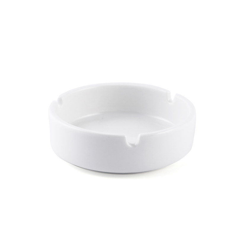 Porceletta Ivory Porcelain Round Ashtray 