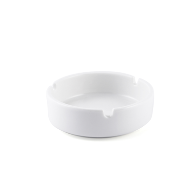 Porceletta Ivory Porcelain Round Ashtray 