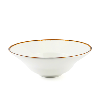 Porceletta Mocha Porcelain Pasta & Soup Plate