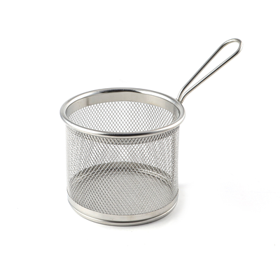 Stainless Steel Round Fry Basket 