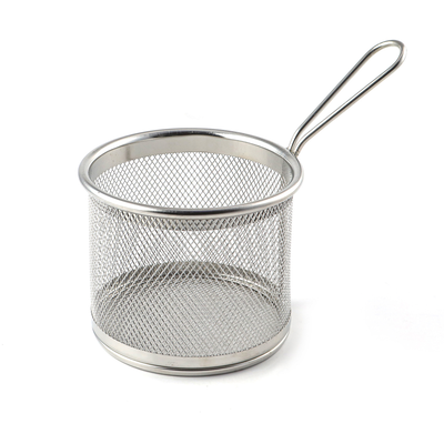 Stainless Steel Round Fry Basket 