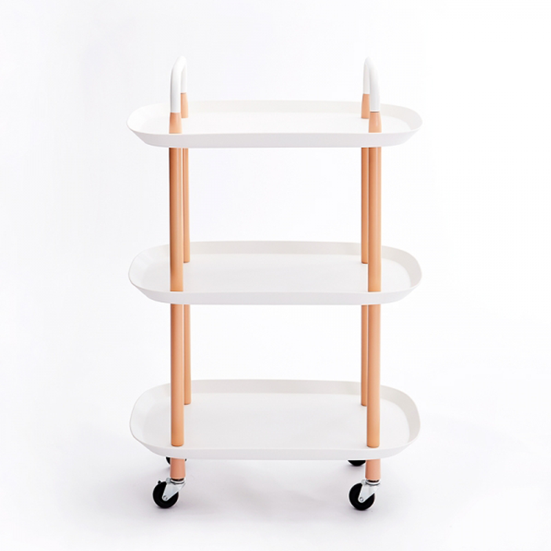 Vague 3-Tier Boat Plastic Rolling Cart